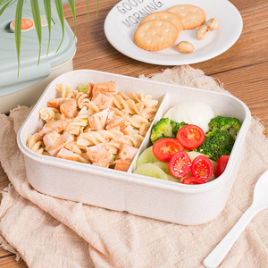 Plastic Microwavable <b>Lunch</b> <b>Box</b> <b>Compartment</b> Large Capacity Plastic Environment-Friendly Portable for Office Workers Students - Product Image 3