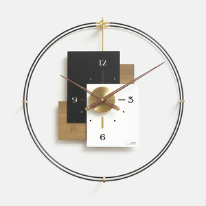 Wozoom Modern <b>Wall</b> <b>Clock</b> Round <b>Silent</b> Battery Powered Living Room Home Decor Elegant Design - Product Image 1