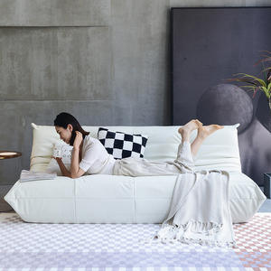 Sofá convertible cuadrado Caterpillar Trio relleno de espuma para sala de estar, estilo nórdico, sofá relajante para adultos - Product Image 4