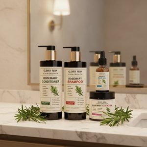 Champú de Romero CLOVERRENA Anticaída, Anticaspa, para el Crecimiento del Cabello, Engrosamiento, Antiencrespamiento, Limpieza Profunda, Control de Grasa, Muestra de Champú - Product Image 1