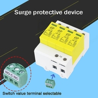 Protector Contra Sobretensiones SPD T2 Personalizado LEIHAO Yueqing, Trifásico, 30KA 60KA 385V AC, Protección Contra Rayos para Sistemas Solares