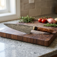 Ensemble de couteaux de cuisine MERY KNIVES en acier inoxydable, respectueux de l'environnement, certifié CEE, modèle MECK1632 de PK