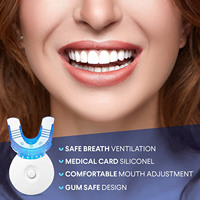 Sistema Completo de Blanqueamiento Dental en Casa con Luz Aceleradora LED y Set de Gel Blanqueador