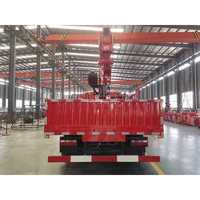 Grue hydraulique montée sur camion, mobile, télescopique, capacité de levage maximale de 7 tonnes, hauteur de levage de 15,5 mètres, utilisée pour les travaux de construction