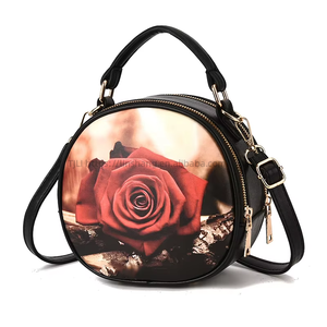 Hot Selling Wholesale Fashion Trendy Designer Ladies <b>Flower</b> Handbags Pu Leather Women's Luxury Bags for Women - Product Image 1