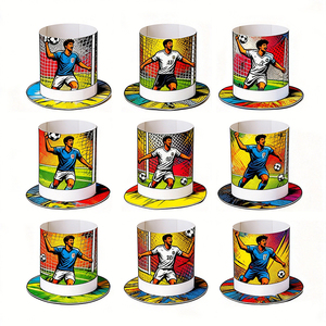 Sombrero Deportivo Personalizable con Logotipo, Estampado Completo de la Copa Mundial de Fútbol, Banderas de Estados Unidos, México y <span class=keywords><strong>Brasil</strong></span>, para Viajes y <span class=keywords><strong>Partidos</strong></span> de Fútbol - Product Image 3