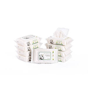 Lingettes biodégradables jetables écologiques de corps de bambou d'eco BOOM bébé de coutume - Product Image 3