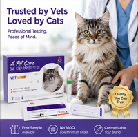 Kits de dépistage rapide du coronavirus félin pour animaux de compagnie, tests antigéniques pour chats, tests vétérinaires rapides FCOV