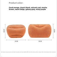 Coussin de soutien lombaire et cervical en suède double couche pour voiture, universel, pour appuie-tête et soutien lombaire, accessoires intérieurs de voiture confortables