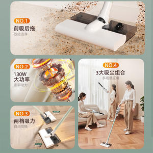Aspirateur sans fil transfrontalier avec fonction serpillière, batterie au lithium rechargeable, portable, aspiration humide et sèche LP007 - Product Image 4