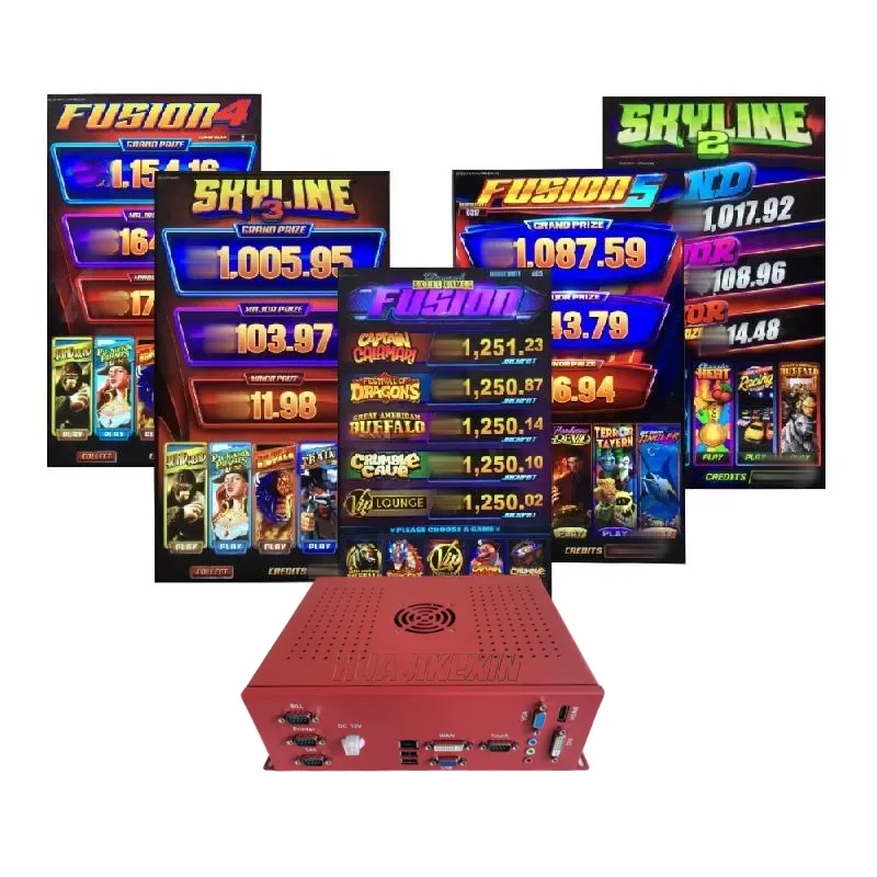 HJKX USA Vente à Chaud Fusion 1 4 5 PCB Board Skyline 2 3 PCB Gameboard Multi Jeu Pour Arcade Game Machine Skil Game