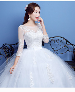 2022 elegante e gonfio <span class=keywords><strong>sposa</strong></span> <span class=keywords><strong>sposa</strong></span> <span class=keywords><strong>sposa</strong></span> <span class=keywords><strong>sposa</strong></span> a manica lunga abiti da <span class=keywords><strong>sposa</strong></span> - Product Image 3