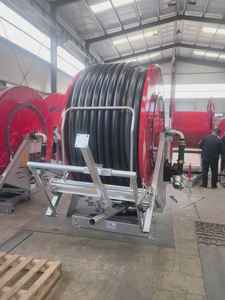 Sistema di Irrigazione con Avvolgitubo in Metallo, Motore con Riduttore, Monitoraggio Remoto per Uso Agricolo, Ideale per Terrazze e Colture in Collina - Product Image 2