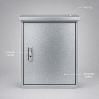 Boîtier électrique en acier galvanisé IP65, armoire de commande murale, boîtier d'instrumentation personnalisé OEM