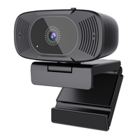 Webcam 1080P avec microphone, caméra USB HD pour ordinateur avec cache de confidentialité et mise au point automatique, pour ordinateur portable, PC, Zoom, Teams, bureau à domicile