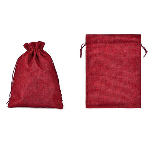 Sac à cordon de jute sac de <span class=keywords><strong>chanvre</strong></span> bijoux cadeau sac de toile de jute toile de jute bonbons <span class=keywords><strong>pochette</strong></span> de faveur de fête de mariage pour grains de café - Product Image 4