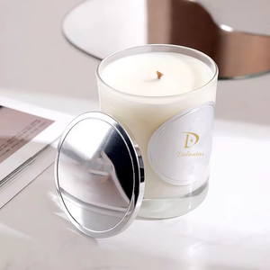 Décoration d'intérieur Bougie parfumée en cire de soja faite à la main dans un bocal en verre Longue durée de combustion Aromathérapie Luxe Respectueux de l'environnement Vacances Ramadan - Product Image 5