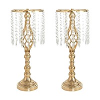 Supports à fleurs en métal doré de haute qualité, modernes, pour mariage, vases, centres de table, décorations pour la maison