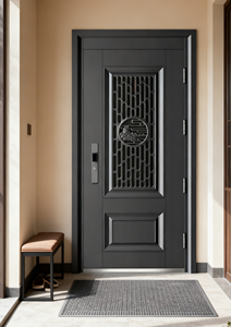 Porta Esterna di Sicurezza in Acciaio per Ingresso Principale di Fabbriche ed Edifici - Product Image 3