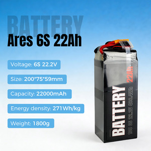 แบตเตอรี่ลิเธียมคุณภาพสูง อายุการใช้งานยาวนาน 16000mAh 22000mAh 27000mAh 30000mAh แบตเตอรี่ Li-Ion แบบแข็ง สำหรับโดรน UAV มัลติคอปเตอร์ - Product Image 2