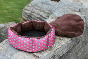 Fabrik preis Achteck Hunde bett mit Punkt druck Katzen bett auf Lager Katzen nest Punkt druck Haustier bedarf - Product Image 5