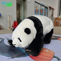 GECAI Panda Animatronischer Roboterhund mit anpassbaren Aktionen für Freizeitparks, Bildung, Haupteingänge & immersive Darstellungen
