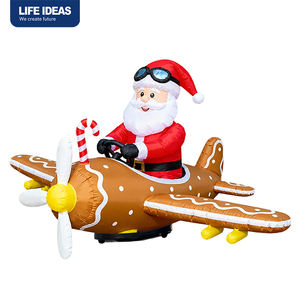 Decoraciones Navideñas Inflables para Exteriores con Luces LED, Santa Claus en Tamaños de 0.9m, 1.2m, 1.5m, 1.8m, 2.1m, 2.4m, 3.5m, 5m - Product Image 2