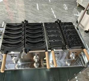 <span class=keywords><strong>Gaufrier</strong></span> professionnel <span class=keywords><strong>vertical</strong></span> industriel et commercial belge à gaz et électrique, quatre emplacements, double, pour gaufres en nid d'abeille et gaufres rondes - Product Image 5