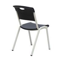 Chaise en plastique résistante aux intempéries, légère, pour les fêtes et rassemblements en plein air