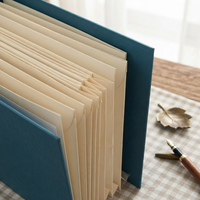 Elegante Organizador de Documentos Premium, Sistema de Carpetas con Sobres de Página Completa y Media Página para Archivos Familiares