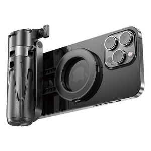 Soporte Magnético Autoadhesivo para Teléfono, Anillo Metálico Plegable para <span class=keywords><strong>iPhone</strong></span> con Soporte Ajustable para Transmisión de Video - Product Image 6