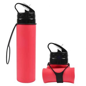Custom Logo Silicone Collapsible Leak-Proof <b>Large</b> Capacity <b>Mug</b> With Food-Grade Silicone and Sports Design. - Product Image 4