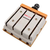 Interrupteur de sécurité à couteaux double jetée basse tension Wakan HD11F 100-48 4P 380V pour frein électrique, avec rail de guidage en cuivre, en PA/ABS ignifuge