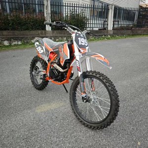 Kcj Lightweight All-terrain 250cc/300cc Gasoline Dirt <b>Bike</b> 4 Stroke <b>Engine</b> Start Adults Children Front Back Disc Brakes Chain - Product Image 4