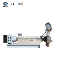 Ligne d'extrusion-granulation à vis unique PP PE PA EVA PS, granulateurs plastiques à double étage, machine de recyclage de déchets plastiques