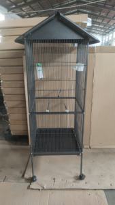 TIANHAIDA toptan büyük çelik kafes Coop Pet papağan kafes kuş kafesi çatı ve kuş papağan için yiyecek kasesi üreme kafesi - Product Image 6