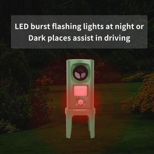 Saijzek Cao Hiệu Quả Năng Lượng Mặt Trời Powered Động Vật Repeller Mới Nâng Cấp Cho Kiểm Soát Dịch Hại Repels Chim Bồ câu Bat Hươu Mèo Con Chó Chim - Product Image 5