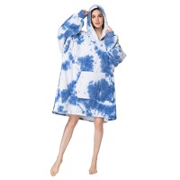 2022 paresseux TV pull chemise de nuit à capuche maison robe flanelle grande taille épais laine automne hiver à capuche couverture