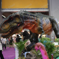 Dinosaures animatroniques réalistes grandeur nature pour l'intérieur et l'extérieur, télécommandés, pour parcs d'attractions, parcs d'aventure, aéroports, personnalisables