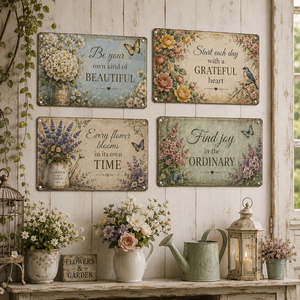 ป้ายเหล็กตกแต่งลายต้อนรับดีไซน์ร่วมสมัยสำหรับตกแต่งบ้าน ฮาโลวีนและอีสเตอร์ ทางเข้าบ้าน ห้องครัว ห้องนั่งเล่น - Product Image 2