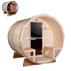 أنيق ساونا جافة مع الخشب الأحمر أو الأبيض الصنوبر غرفة ساونا برميلية الإلكترونية ساونا سخان وافق <span class=keywords><strong>CE</strong></span> - Product Image 1