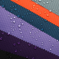 Tissu Oxford Ripstop enduit de PU polyester 420d de couleur personnalisée pour la fabrication de sacs