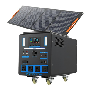 เครื่องกำเนิดไฟฟ้าพลังงานแสงอาทิตย์แบบ Pure Sine Wave 5KW/15KWh พร้อมตัวควบคุม MPPT แบตเตอรี่ LiFePO4 สำหรับสำรองไฟบ้าน ความจุขนาดใหญ่ พกพาสะดวก ใช้กับไฟฉายในรถยนต์ได้ - Product Image 1