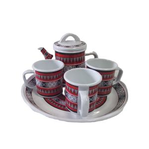 Service à thé <span class=keywords><strong>Vintage</strong></span> en émail, offre spéciale, service de haute qualité, service à thé de cuisine en fonte, vente en gros - Product Image 1