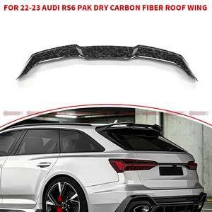 Aileron de toit en fibre de carbone sèche Audi RS6 PAK, léger, aérodynamique, style Motorsport, amélioration de la performance - Product Image 4