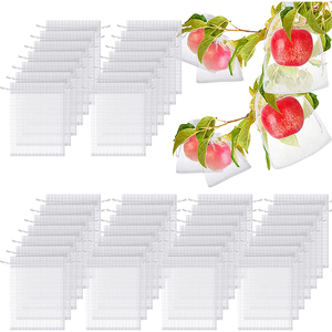 Sacs de culture en maille PE pour fraises et raisins avec cordon de serrage, pour légumes, anti-insectes, recyclables, pour exposition - Product Image 4