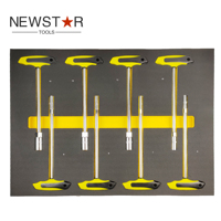 Coffre à outils professionnel Newstar à 6 tiroirs en fer Cr-V, chariot de rangement d'atelier pour mécanicien, garage, entrepôt, OEM, ODM