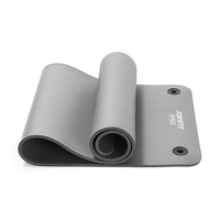 Tapete de Yoga Profesional de Alta Densidad, Extra Grueso, de Goma TPR, con Orificios para Colgar