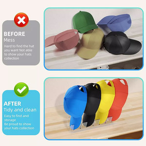 Usine Personnalisé Chapeau Stand Acrylique Chapeau Titulaire Organisateur Et Affichage De Stockage pour Casquettes De Baseball - Product Image 2