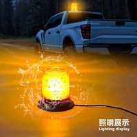 Nouveau produit populaire - Feu de signalisation clignotant magnétique à 80 LED bleues, lumière stroboscopique 12-24V